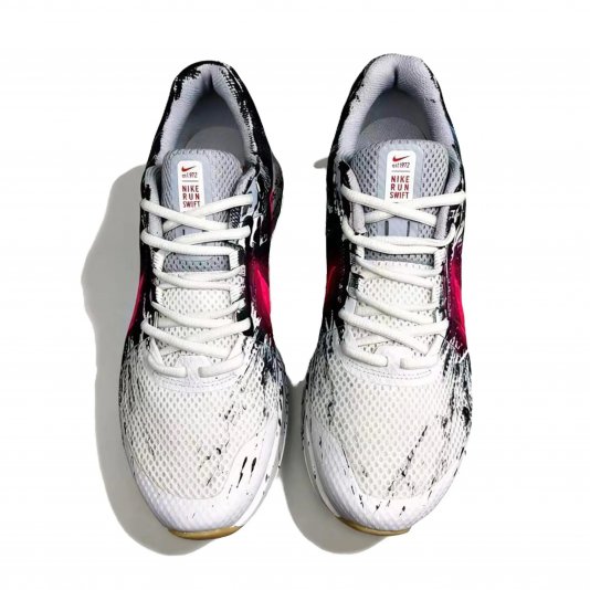 [ CUSTOM ] Run Swift 2 Alice In Toxic Pink/Black/White